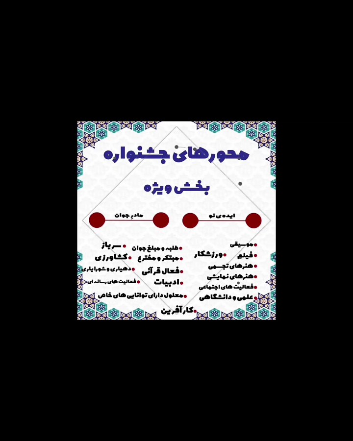 جشنواره جوان موفق فرهنگی و هنری