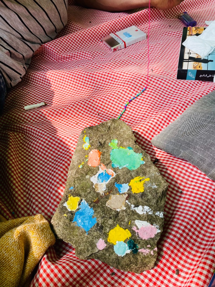 نقاشی در پارک سرگرمی و تفریحی