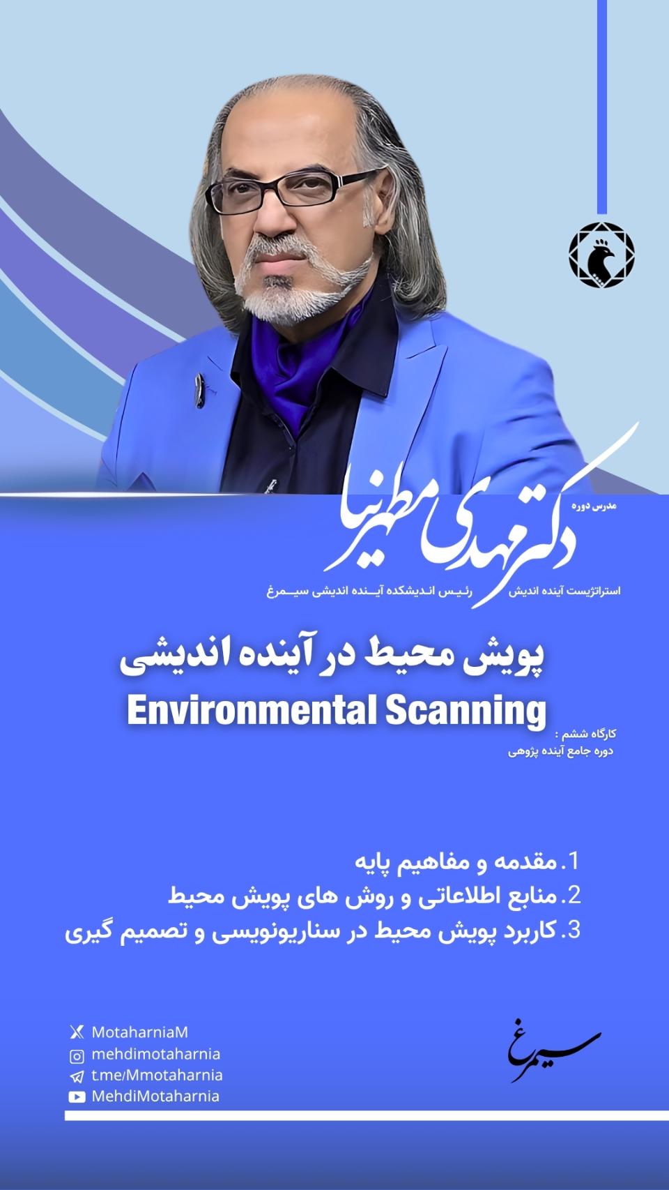 کارگاه ششم دوره جامع آینده‌پژوهی: پویش محیط در آینده‌اندیشی کسب و کار