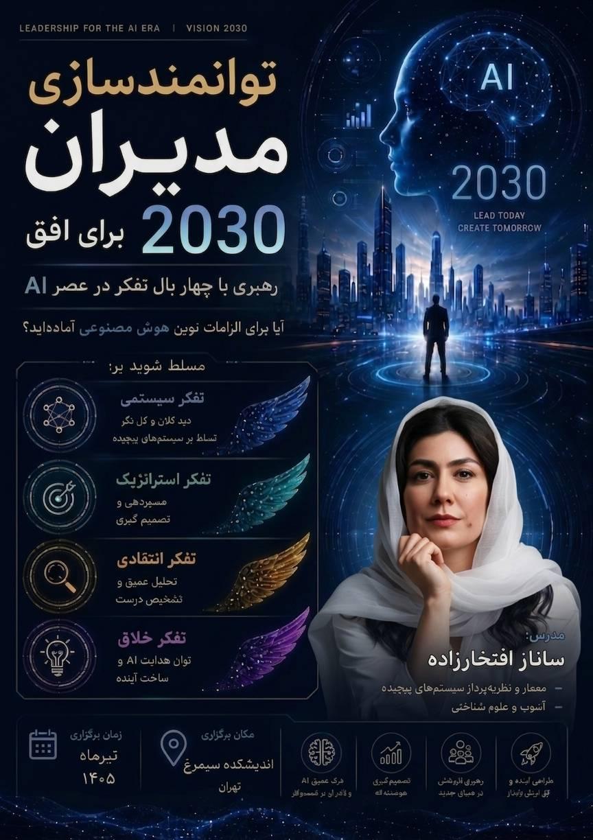 چهار بال تفکر مدیران در عصر AI کسب و کار